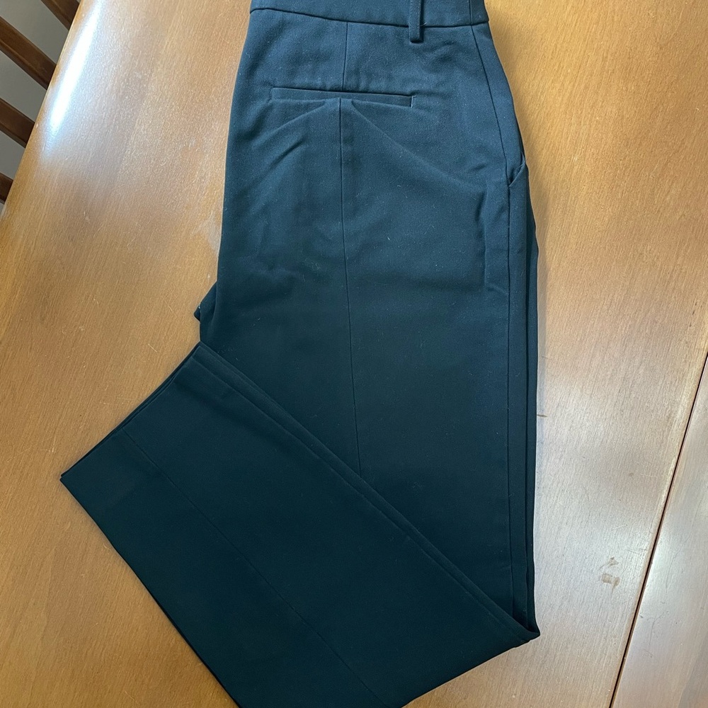 Express Black Dress Pants Flat Front Design